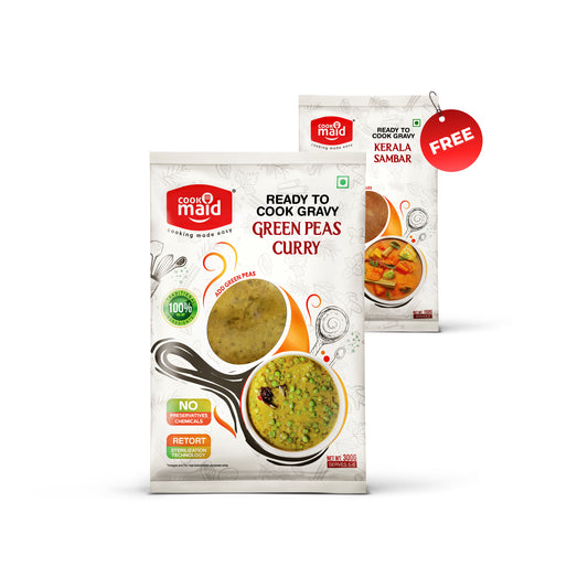 Green Peas Curry + 1 FREE Kerala Sambar 150g