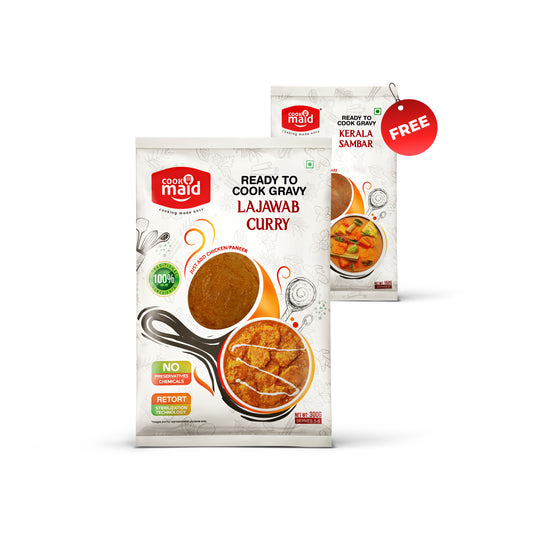Lajawab Curry + 1 FREE Kerala Sambar 150g