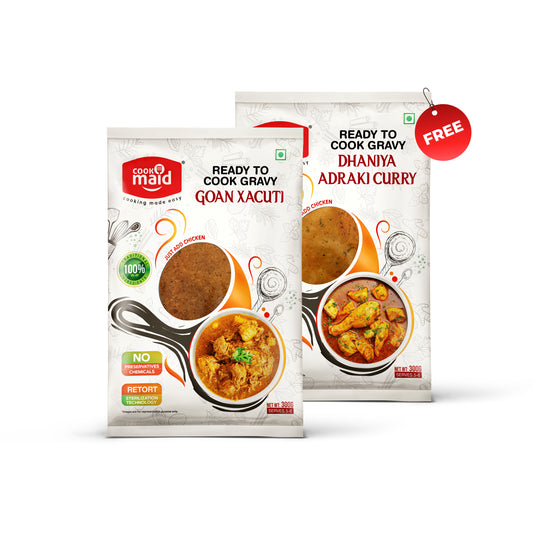 Goan Xacuti + 1 FREE Dhaniya Adraki Curry ( *Only One Free Pack Per Order )