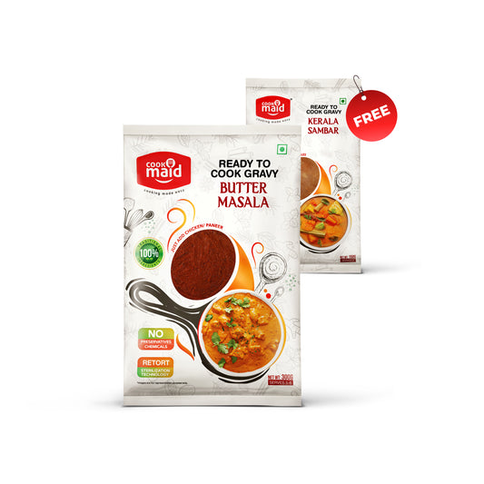 Butter Masala + 1 FREE Kerala Sambar 150g ( *Only One Free Pack Per Order )