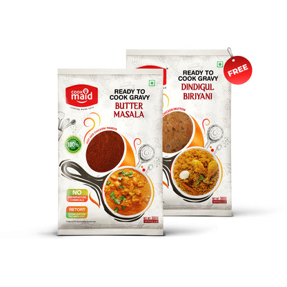 Butter Masala + 1 FREE Dindigul Biryani ( *Only One Free Pack Per Order )