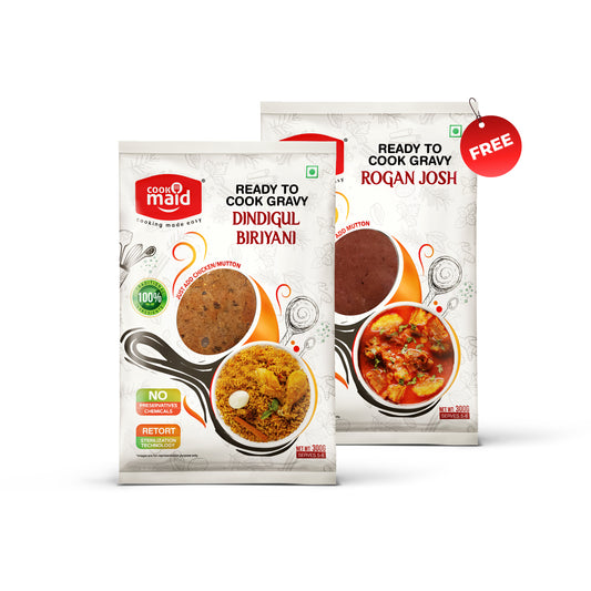 Dindigul Biriyani + 1 FREE Rogan Josh ( *Only One Free Pack Per Order )