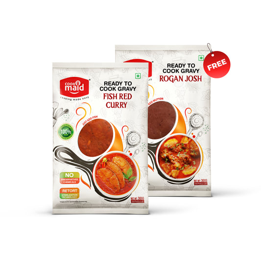 Fish Red Curry + 1 FREE Rogan Josh ( *Only One Free Pack Per Order )