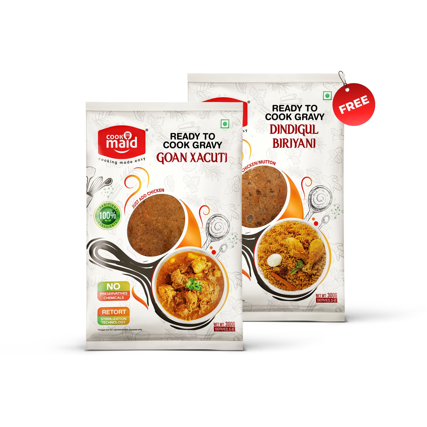 Goan Xacuti + 1 FREE Dindigul Biryani ( *Only One Free Pack Per Order )