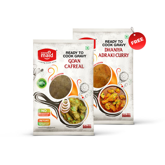 Goan Cafreal + 1 FREE Dhaniya Adraki Curry ( *Only One Free Pack Per Order )