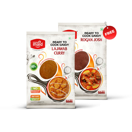 Lajawab Curry + 1 FREE Rogan Josh ( *Only One Free Pack Per Order )