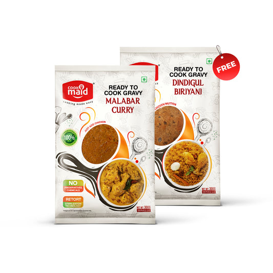 Malabar Curry + 1 FREE Dindigul Biryani ( *Only One Free Pack Per Order )