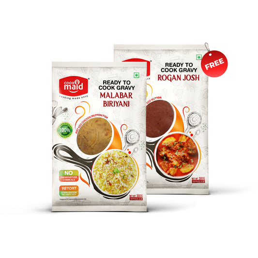 Malabar Biriyani + 1 FREE Rogan Josh ( *Only One Free Pack Per Order )