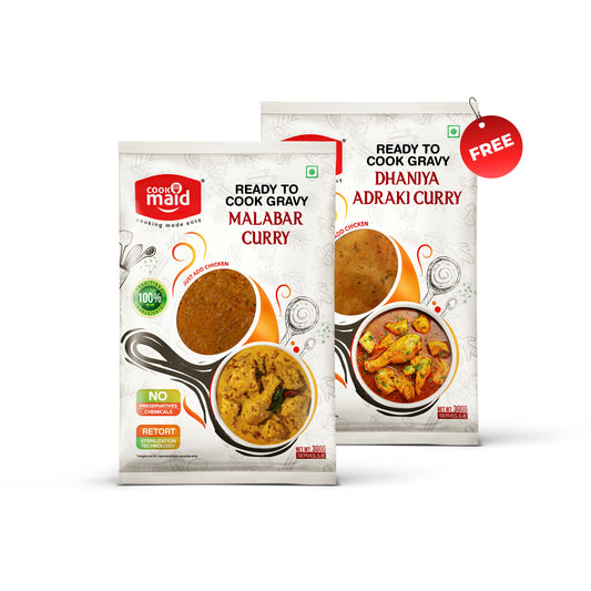 Malabar Curry + 1 FREE Dhaniya Adraki Curry ( *Only One Free Pack Per Order )