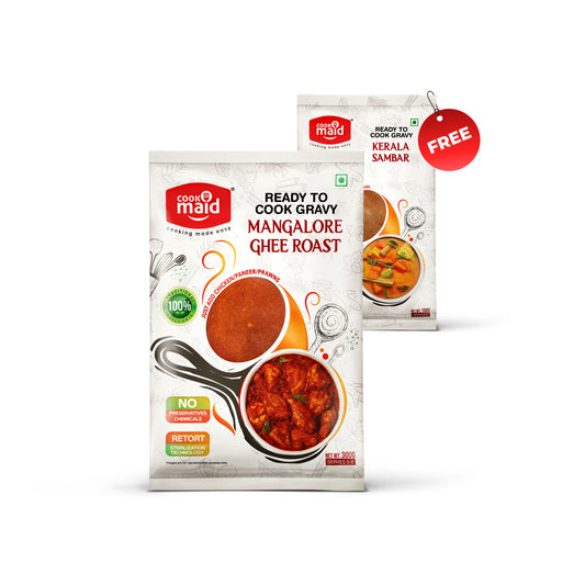 Mangalore Ghee Roast + 1 FREE Kerala Sambar 150g ( *Only One Free Pack Per Order of 300g Pack )