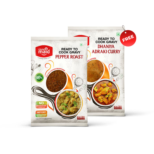 Pepper Roast + 1 FREE Dhaniya Adraki Curry ( *Only One Free Pack Per Order )