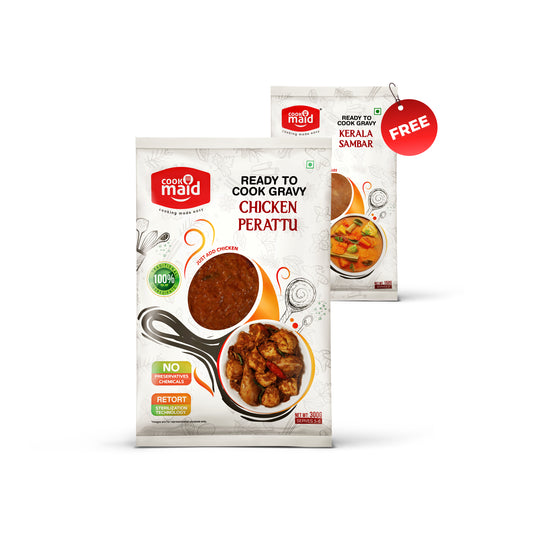 Chicken perattu + 1 FREE Kerala Sambar 150g ( *Only One Free Pack Per Order )