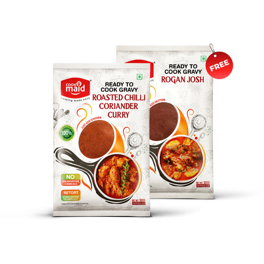 Roasted Chilli Coriander Curry + 1 FREE Rogan Josh ( *Only One Free Pack Per Order )